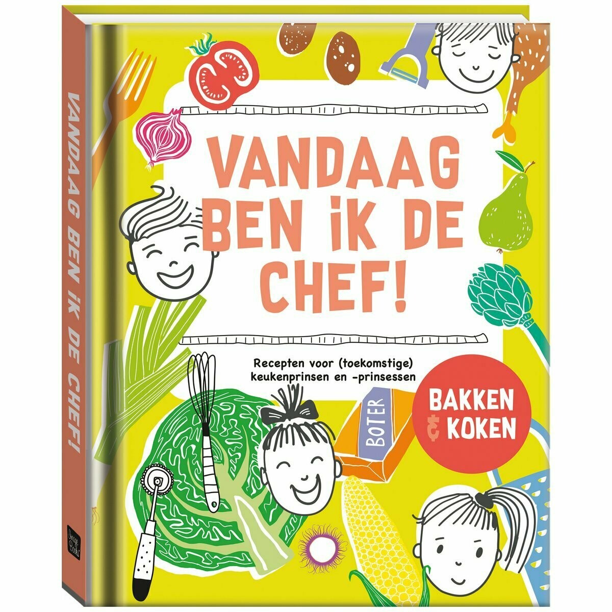 Kinder kook- en bakboek 'Vandaag ben ik de chef!'