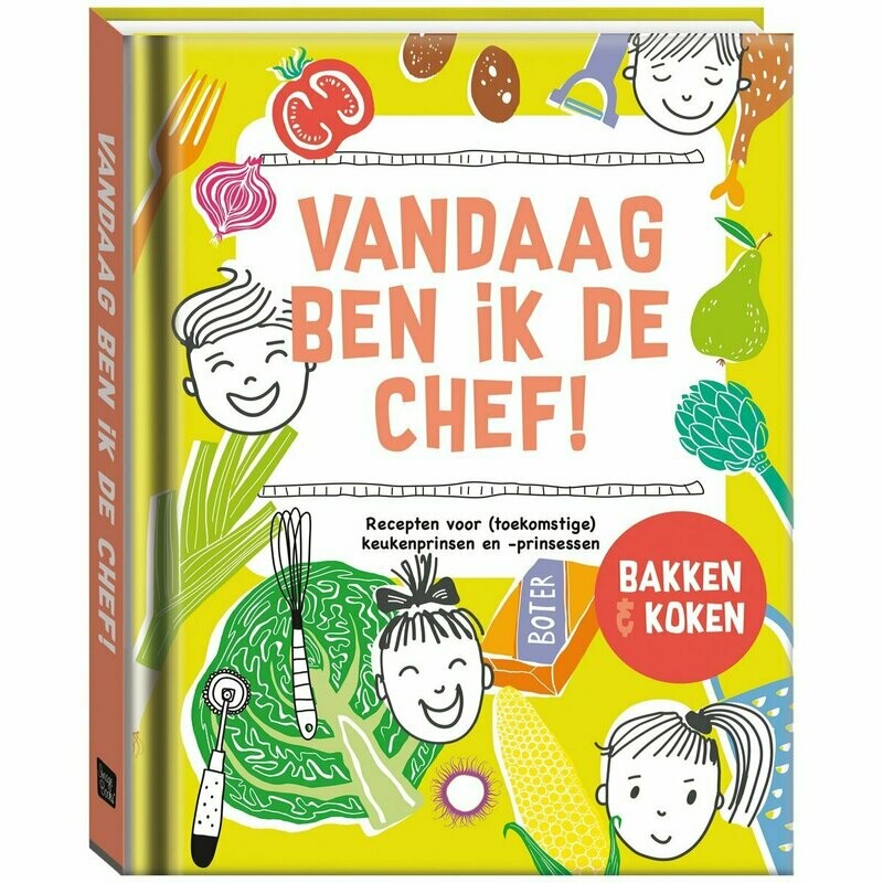 Kinder kook- en bakboek 'Vandaag ben ik de chef!'
