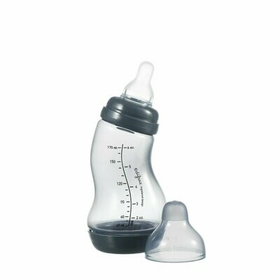 Difrax S-Fles Natural 170ml - Evening/Blauw Grijs