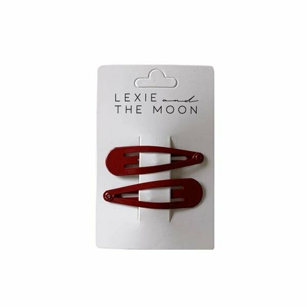 Lexie and the Moon - Haarspeldjes Donkerrood