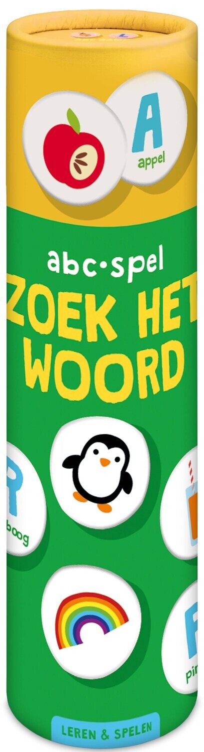 Spelletje in koker - Zoek het woord