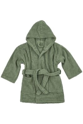Meyco Badstof badjas - mt. 86-104 - Forest Green
