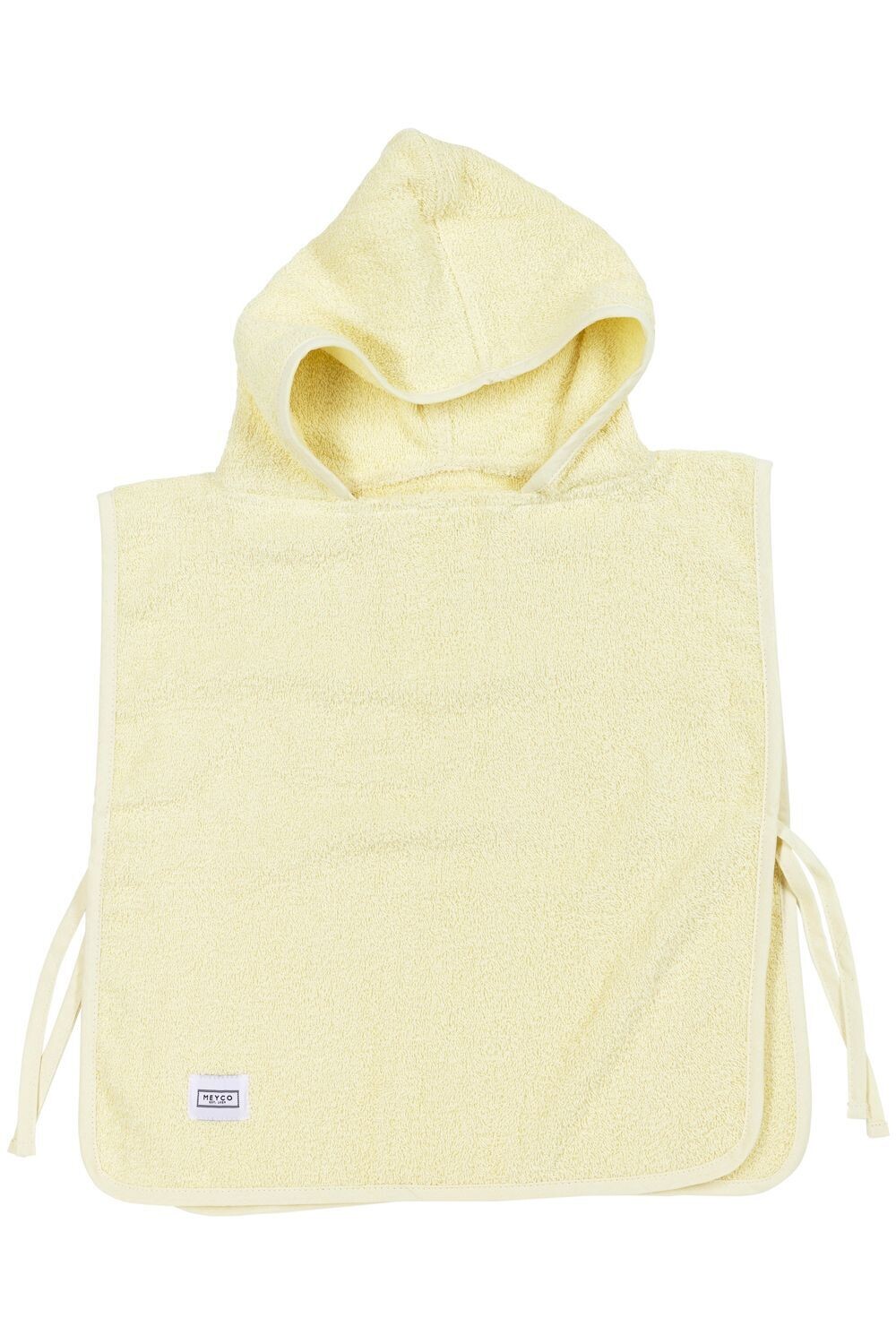 Basic Badstof Badponcho - Soft Yellow - 1-3 jaar