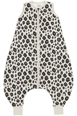 Meyco Slaapzak Jumper gevoerd Leopard - Sand Melange - 92cm