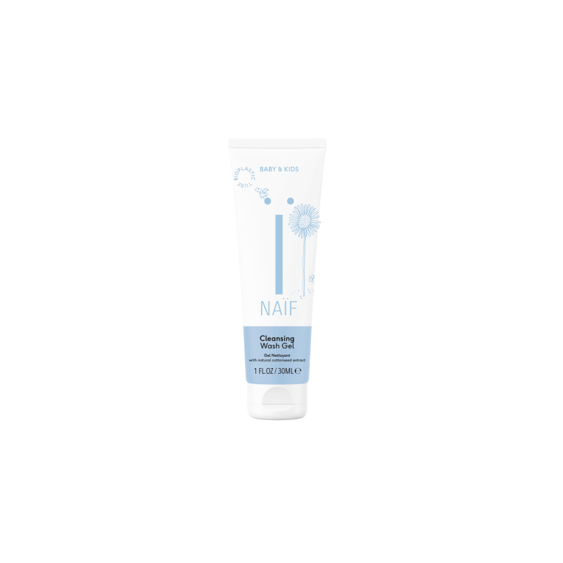 Naïf Cleansing Wash Gel - Travel Size 30 ml