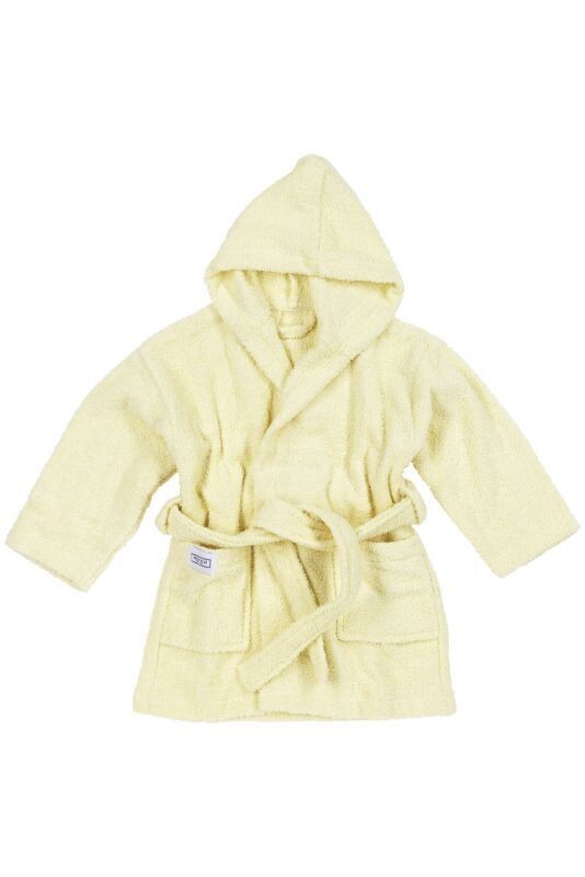Meyco Badstof badjas  - mt. 86-104 - Soft Yellow