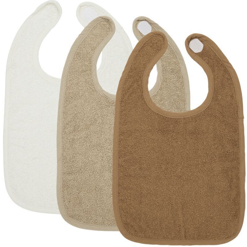 Meyco Badstof Slab met klittenband 3-pack - Offwhite/Sand/Toffee