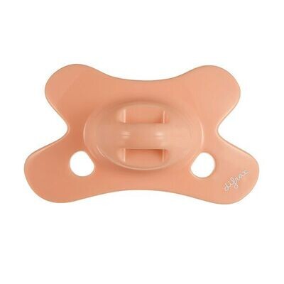 Difrax Fopspeen Natural 0-6mnd - Peachy