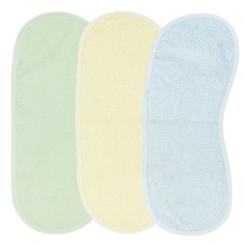 Meyco Spuugdoekjes schoudermodel 3-pack - soft mint/soft yellow/light blue 53x20cm