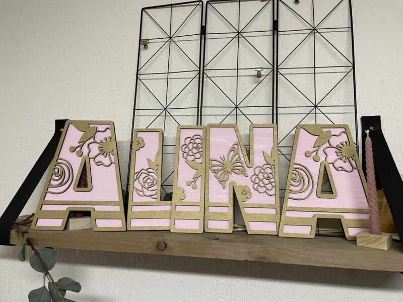 Decoratieletters - Vlinders