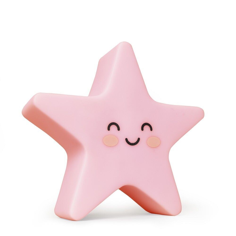 Interbaby Nachtlampje Ster - Roze - LED met batterij