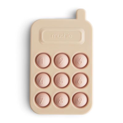 Mushie Press Toy Phone - Blush