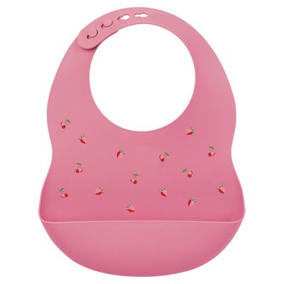 Nattou Siliconen Slab - Aardbei/Kers - Roze