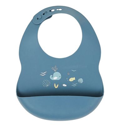 Nattou Siliconen Slab - Walvis - Blauw