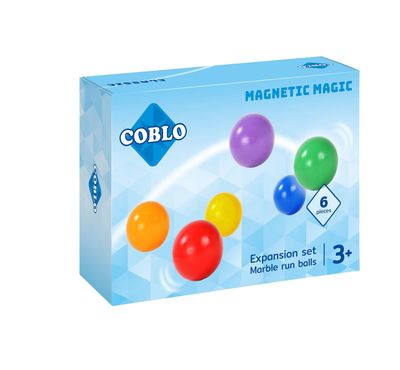 Coblo - Knikkerbaanballen 6st.