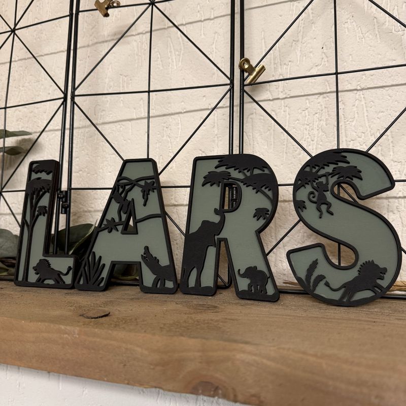 Decoratieletters - Safari