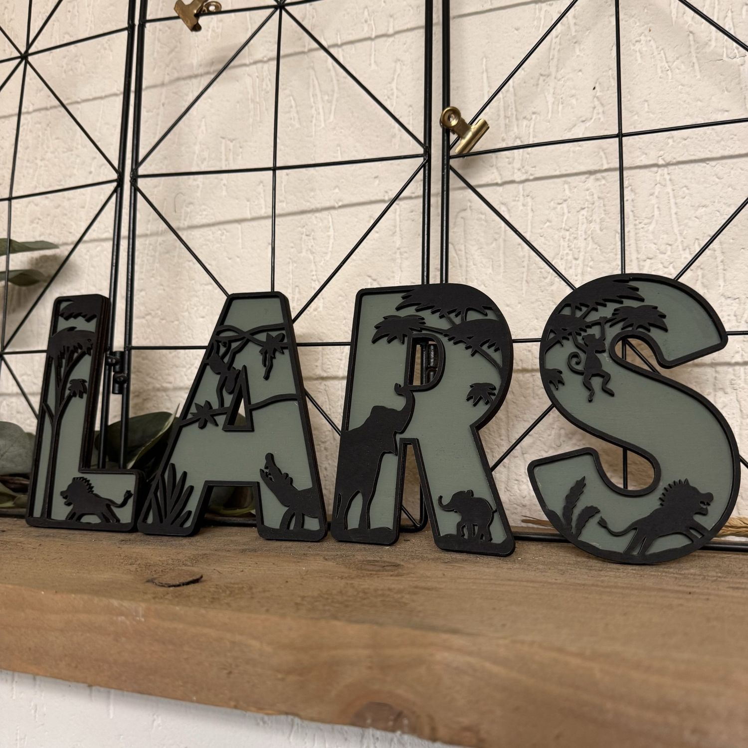 Decoratieletters - Safari Decoratieletters - Safari