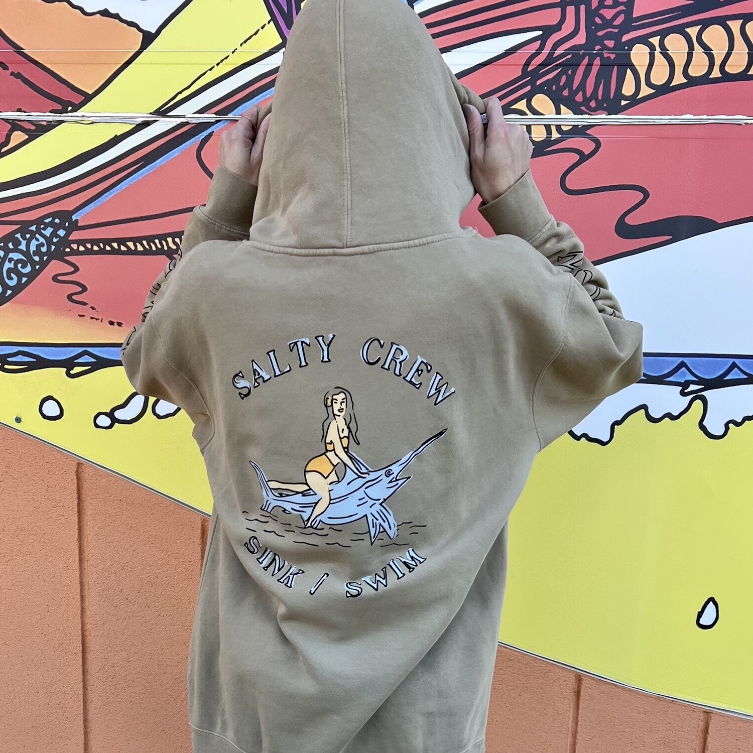 Salty Crew Siren Overdyed Fleece