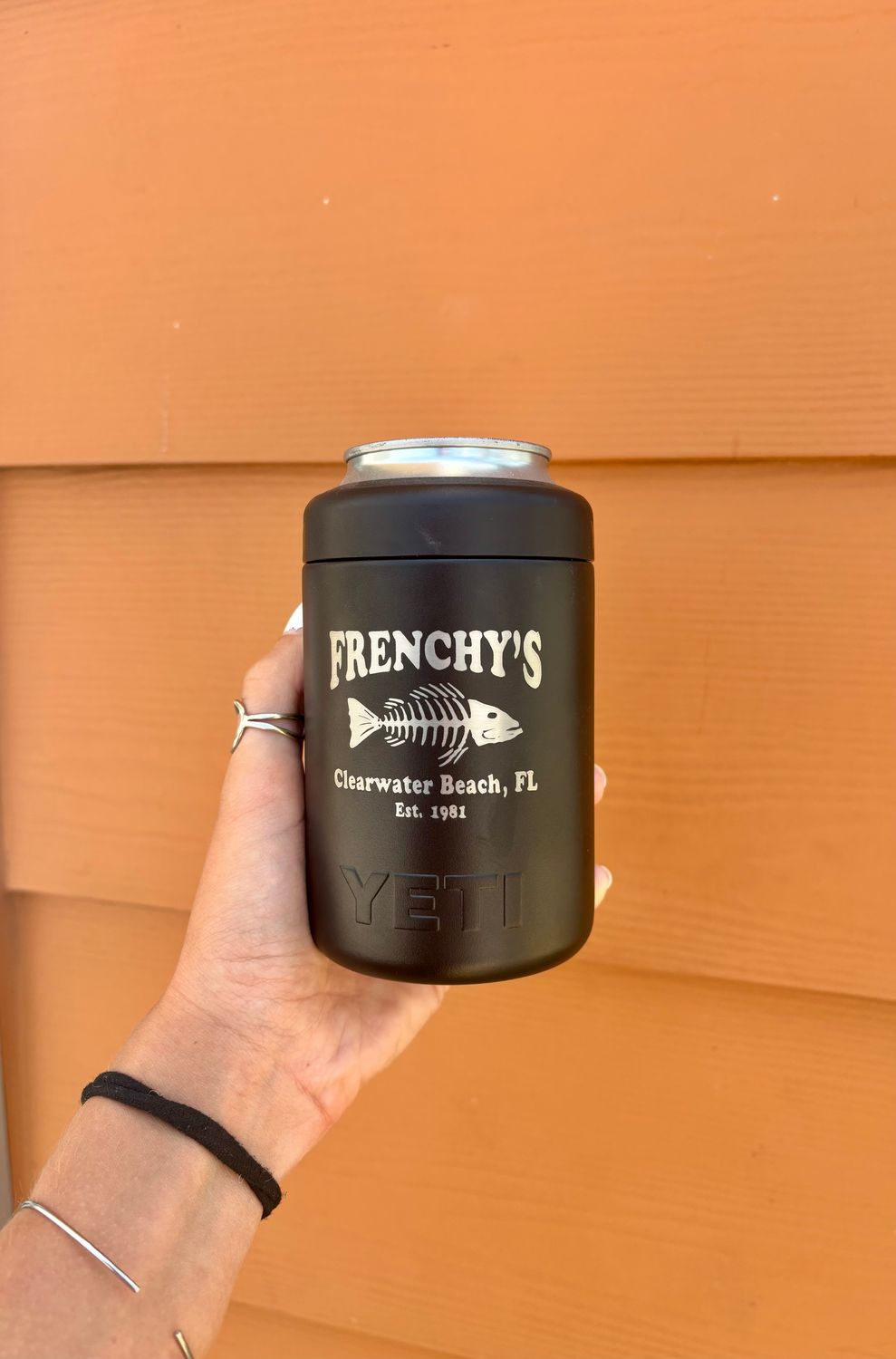 Yeti Engraved Frenchy&#39;s Logo Colster 2.0