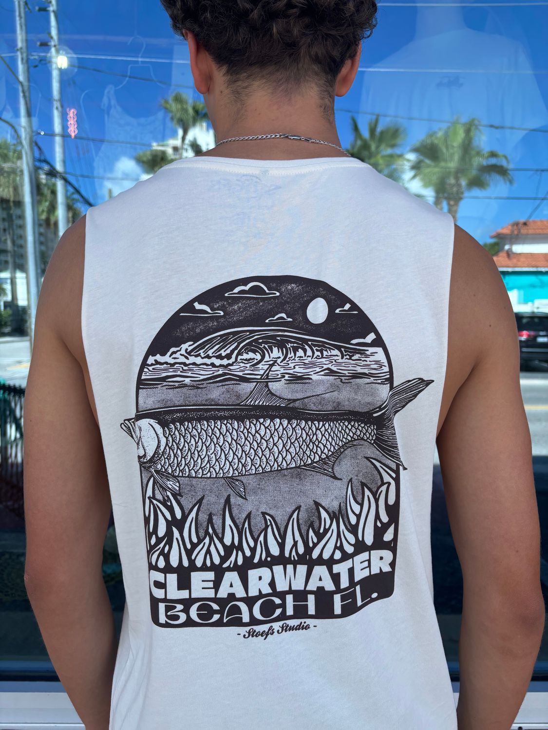 Tarpon Clearwater Beach Muscle Tank