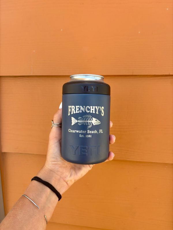 Yeti Engraved Frenchy's Logo Colster 2.0
