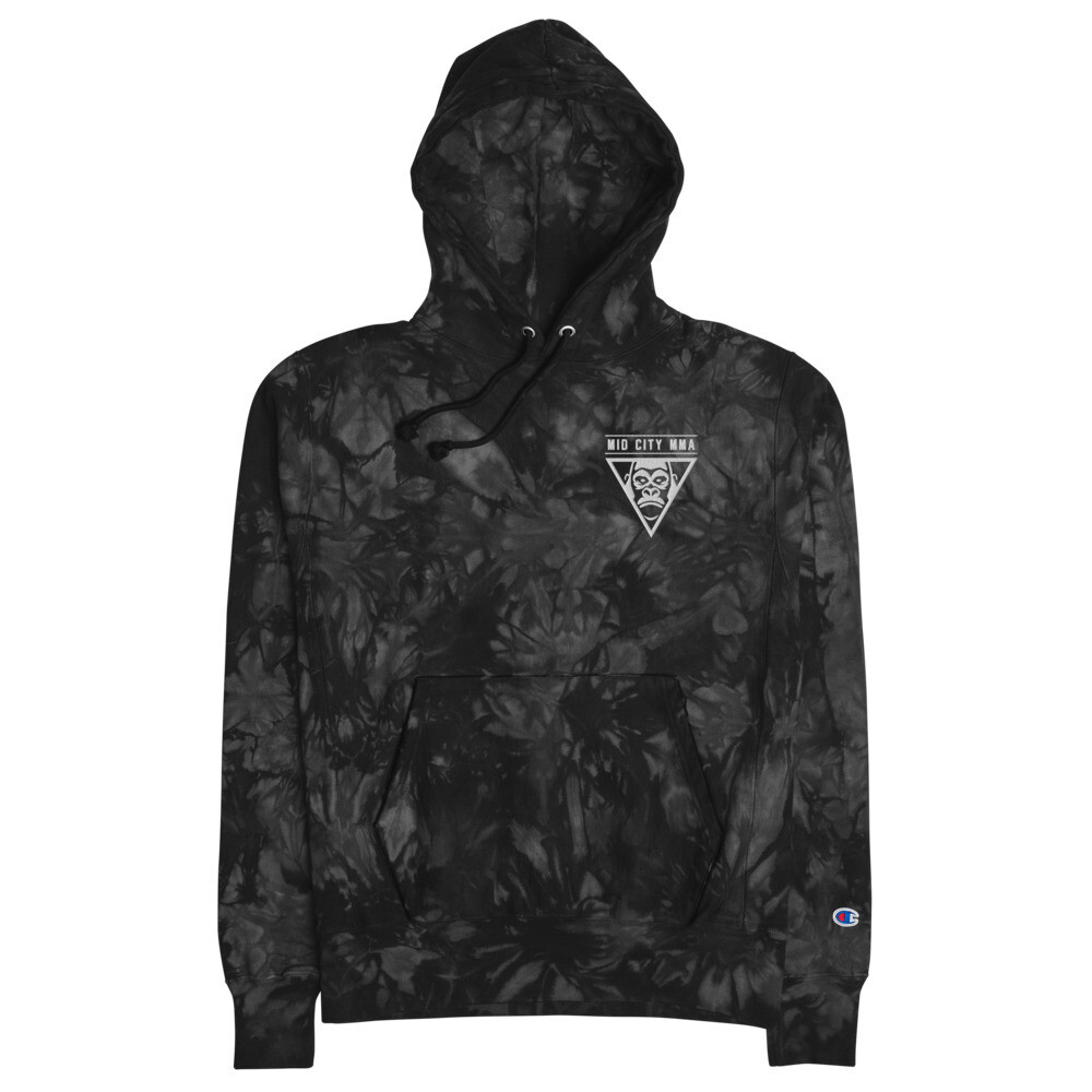 Mid City MMA Embroidered Tie-Dye Hoodie 