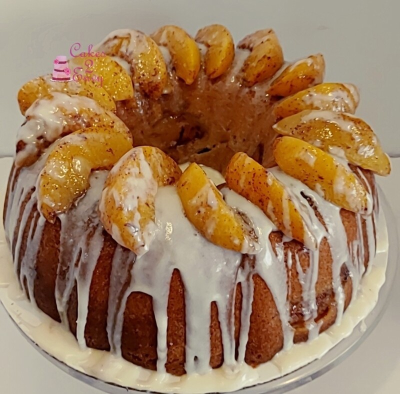 Peach Cobbler Pound Cake
