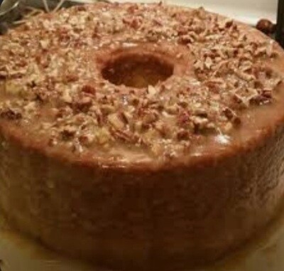 Sour Cream Pecan Pound Cake