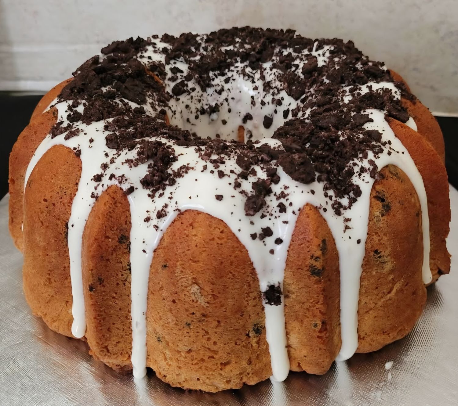 Cookies and Cream Pound Cake
