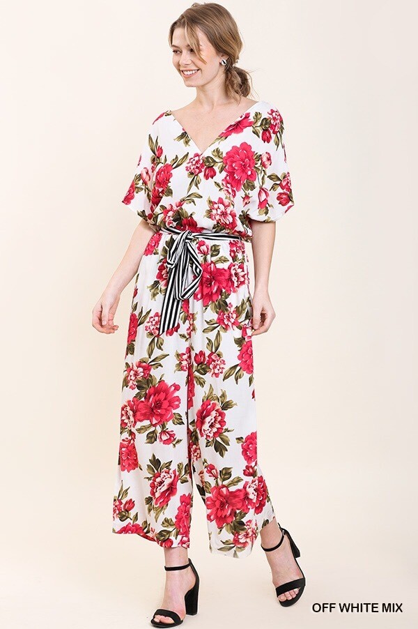 Flowing In Flowers Jumpsuit