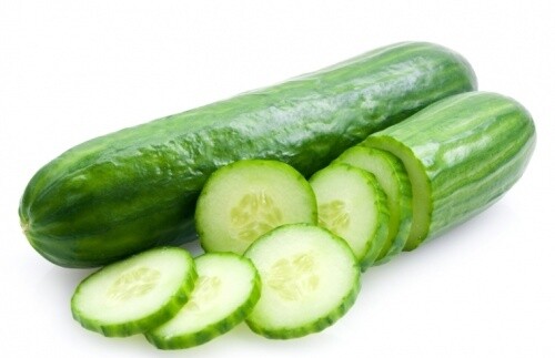 Cucumber halves