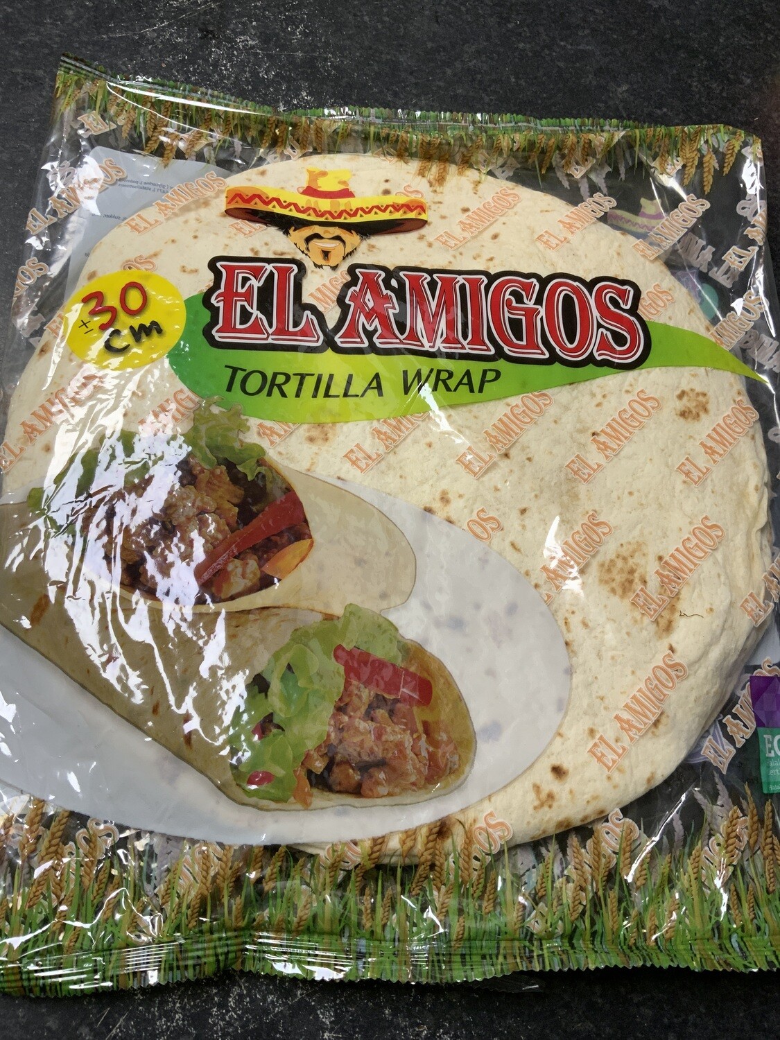 Tortilla Wraps extra Large.   Pack of 10