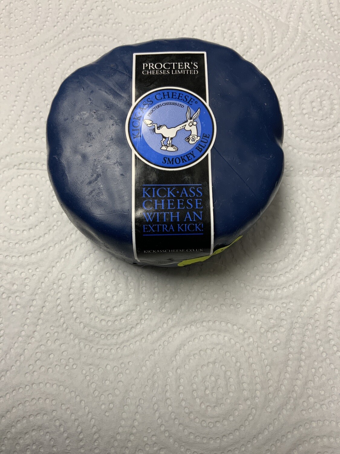Kick-Ass Mature Blue Cheese with a Smokey flavour.