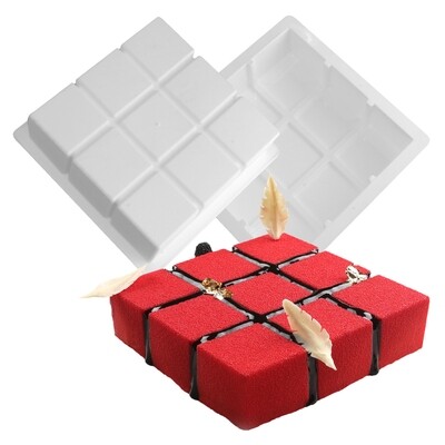 სილიკონის ფორმა ტორტისთვის &quot;Cube&quot;