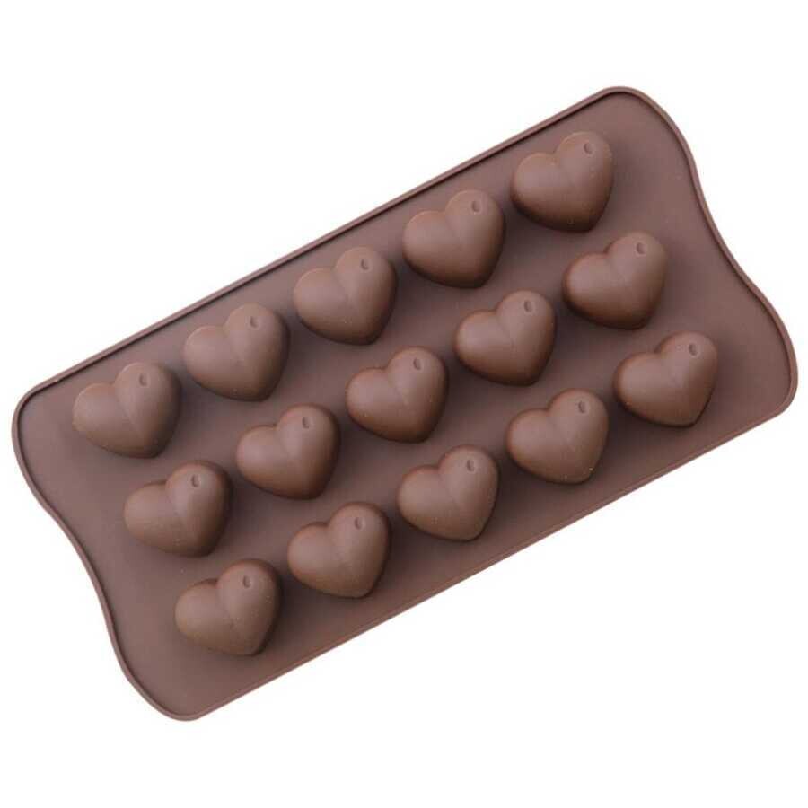 სილიკონის ყალიბი შოკოლადისთვის "გული"