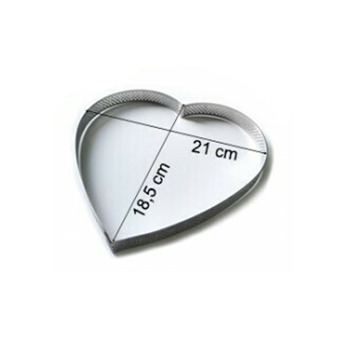 ლითონის პერფორირებული ფორმა (ტარტი) - "გული"