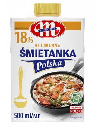 ნატურალური ნაღები "Smietanka" 18% 0.5ლ.