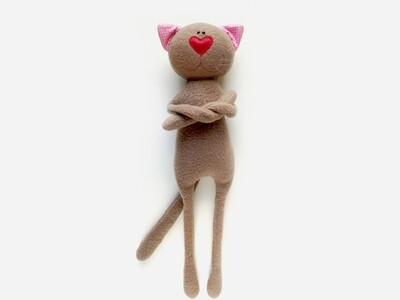 Cat Doll 18&quot; Sewing Pattern PDF &amp; Tutorial