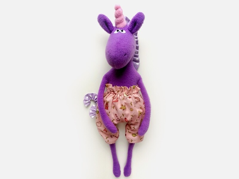 Unicorn Doll Sewing Pattern PDF &amp; Tutorial