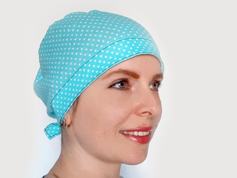 Surgical Cap Pattern PDF &amp; Tutorial - Easy Scrub Hat DIY