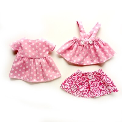 Doll Clothes Set for 14inch Dolls Sewing Pattern PDF &amp; Tutorial