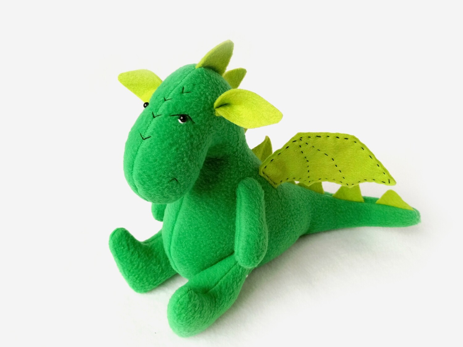 Dragon Sewing Pattern PDF &amp; Tutorial - Stuffed Animal Plush