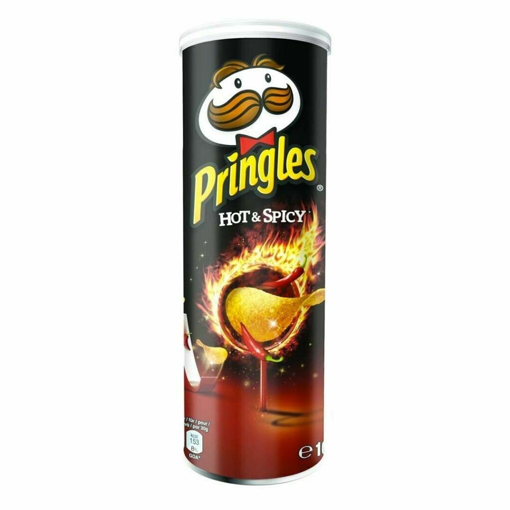 Pringles Hot &amp; Spicy Potato Chips