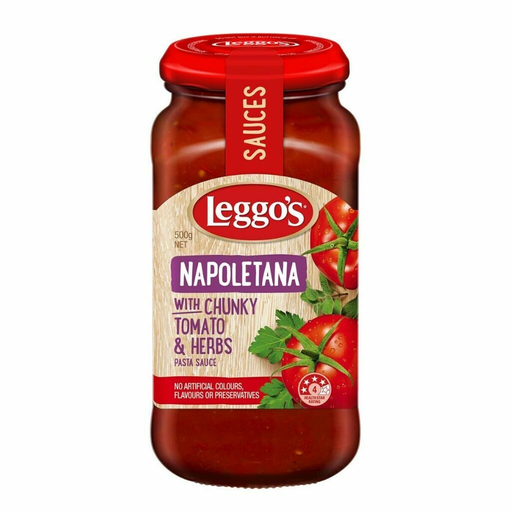 Leggos Napoletana Chunky Tomato & Herbs Pasta Sauce