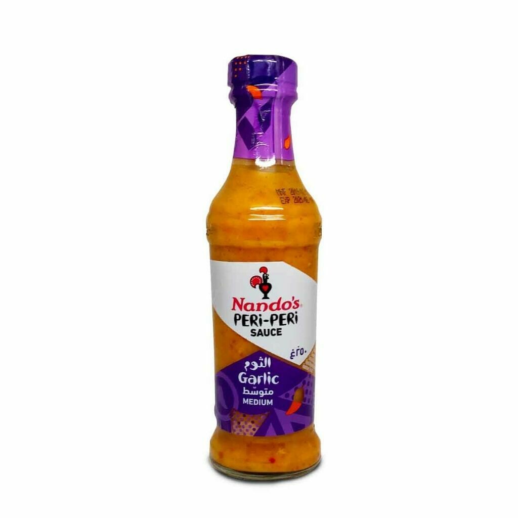 Nando's Peri Peri Garlic Medium Hot Sauce