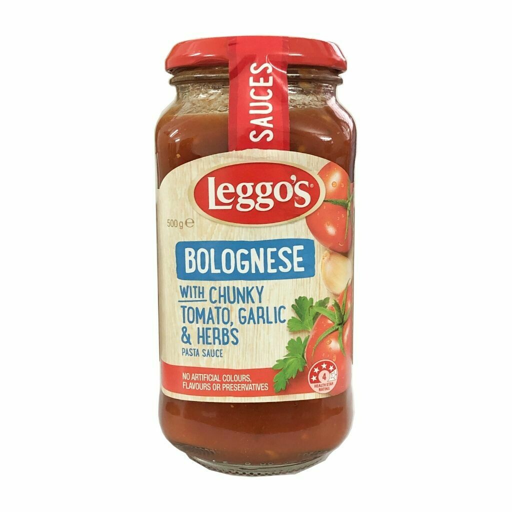 Leggos Bolognese with Chunky Tomato Garlic & Herbs