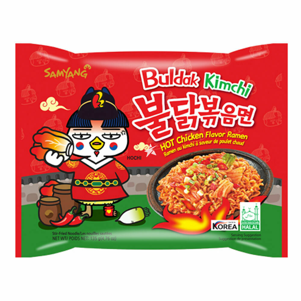Samyang Buldak Kimchi Hot chicken Flavour Ramen