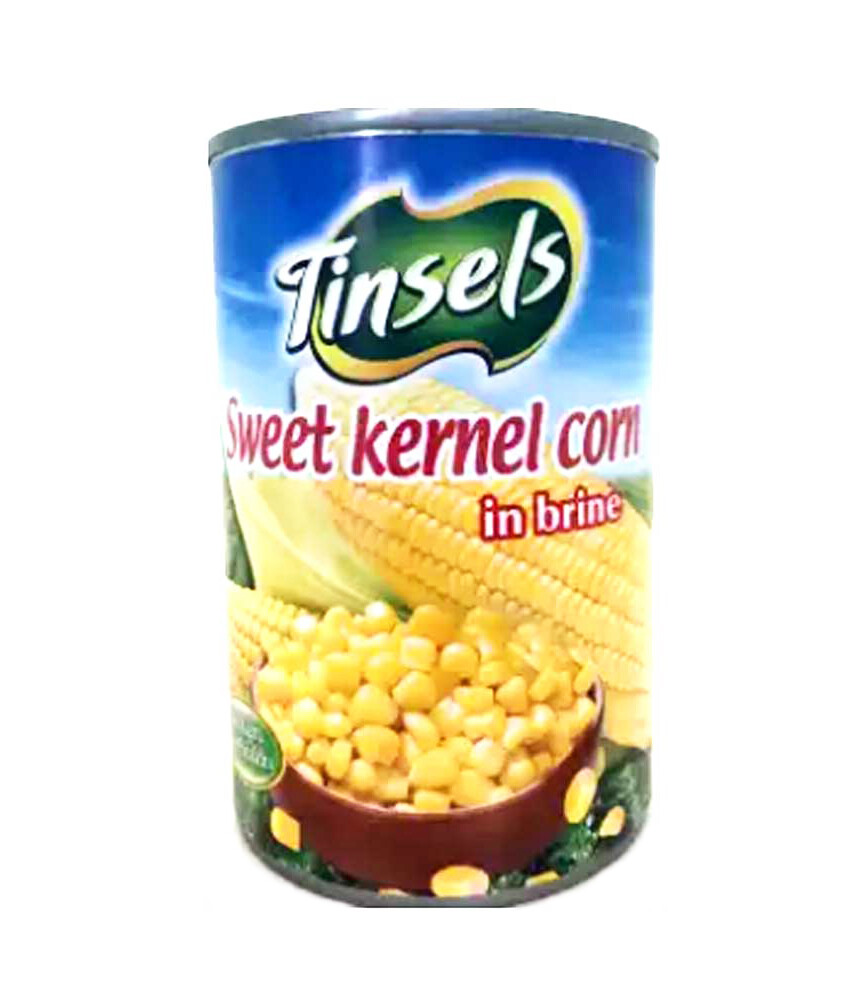 Tinsels Canned Sweet Kernel Corn in Brine 425g