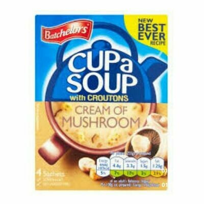 Cream of Mushroom Soup- Batchelors (4 Sachets)