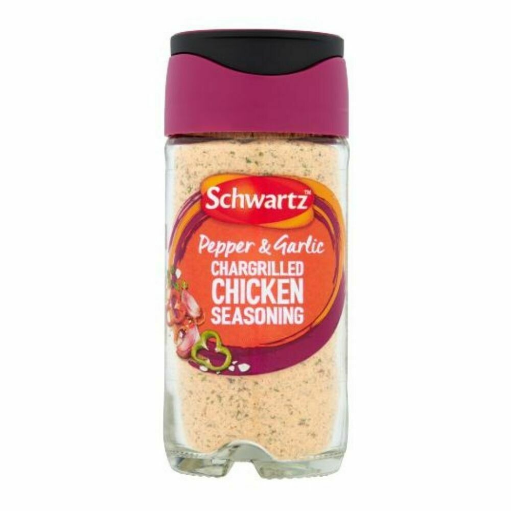 Pepper & Garlic Chargrilled Chicken Seasoning Schwartz